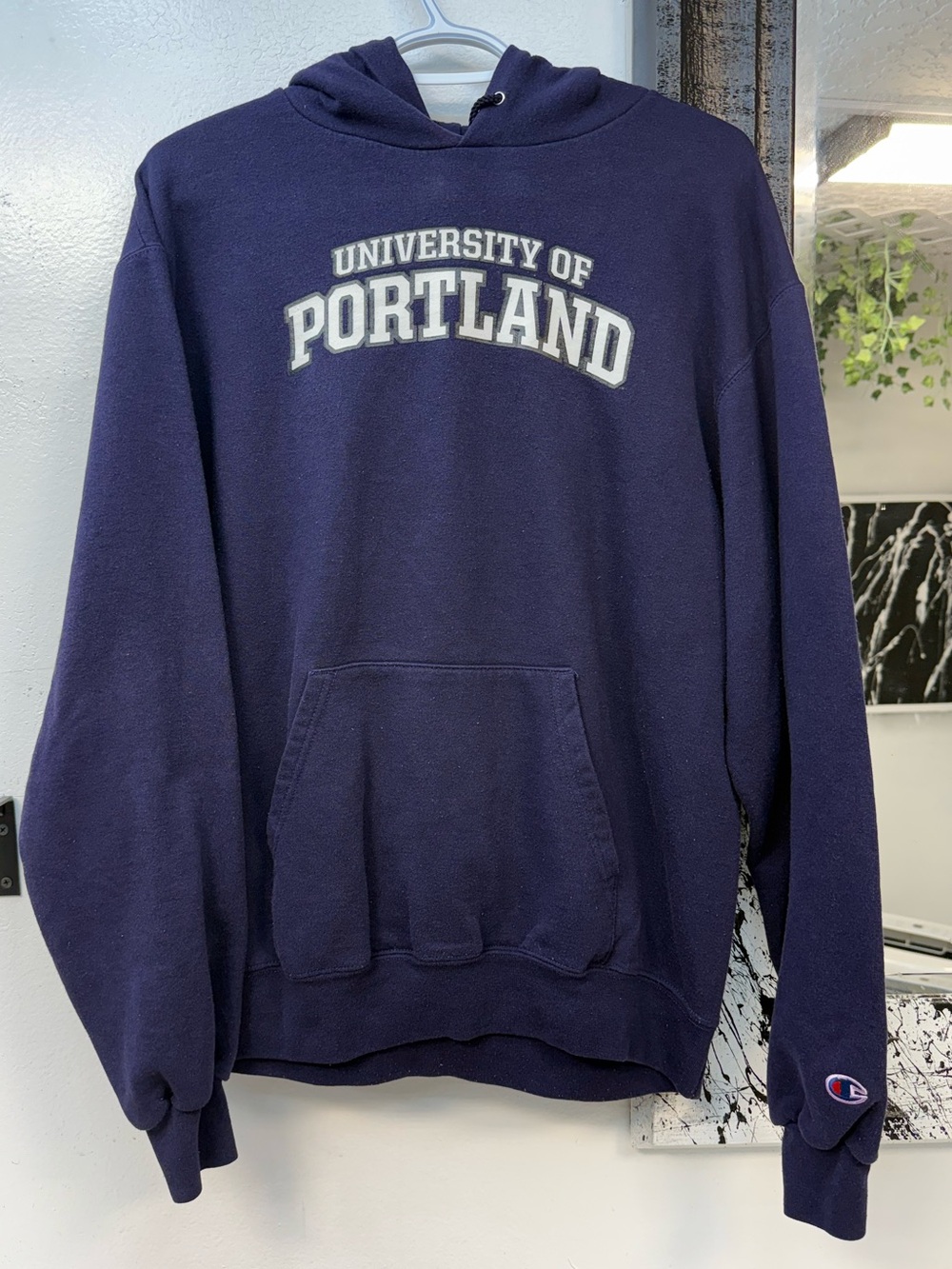 Champion Navy University of Portland Pullover Hoodie